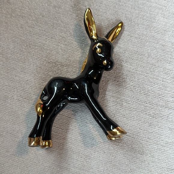 Vintage Donkey Figurine Hand Painted in Japan Vintage Grindley White Donkey - Picture 4 of 8